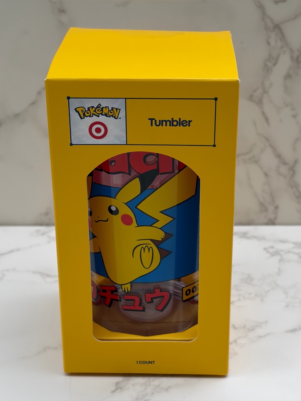 Pokémon x Target Exclusive Pikachu Tumbler 20oz - New, Sealed, Authentic